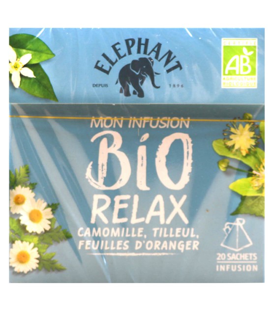 Infusion, Organic, Relax, Chamomile, Linden, Orange Leaves