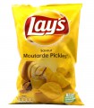 Chips, Mustard Flavor, Pickles