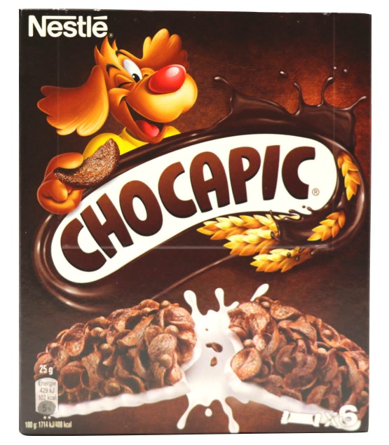 Nestle Chocapic Chocolate Breakfast Cereal Bar 25G (6 Bars) Free Shipping  World