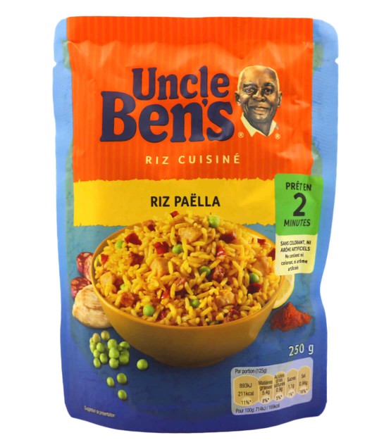 Uncle Ben's - Riz micro-ondes paëlla 2mn UNCLE BEN'S