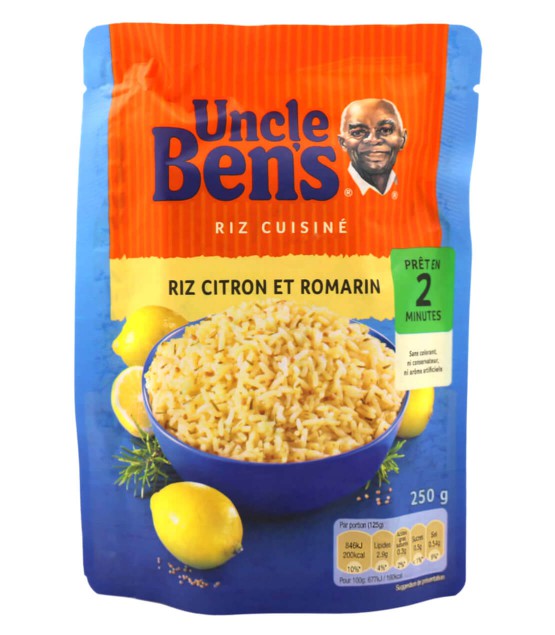 Uncle Ben's, Cooked Dish, Lemon And Rosemary Rice
