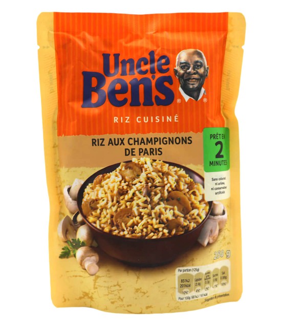 Uncle Ben's, Cooked Dish, Rice With Mushrooms From Paris
