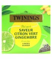 Green Tea, Lime, Ginger Flavor